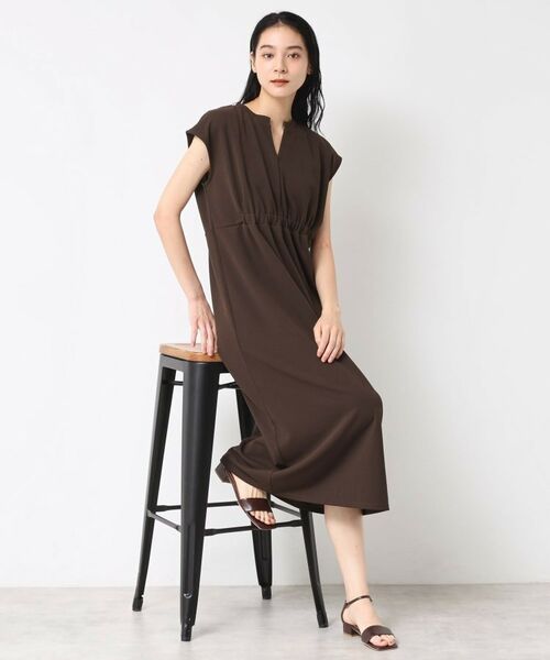 Dessin / デッサン ロング・マキシ丈ワンピース | 【洗える】カットジョーゼットリラクシーワンピース | 詳細11