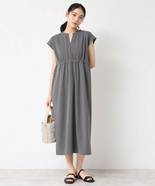 Dessin / デッサン ロング・マキシ丈ワンピース | 【洗える】カットジョーゼットリラクシーワンピース | 詳細2