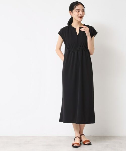 Dessin / デッサン ロング・マキシ丈ワンピース | 【洗える】カットジョーゼットリラクシーワンピース | 詳細6