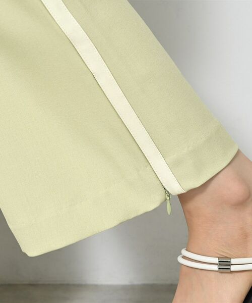 Dessin / デッサン パンツ | 【接触冷感・洗える】フレアラインパンツ(サイドファスナ―付き) | 詳細16