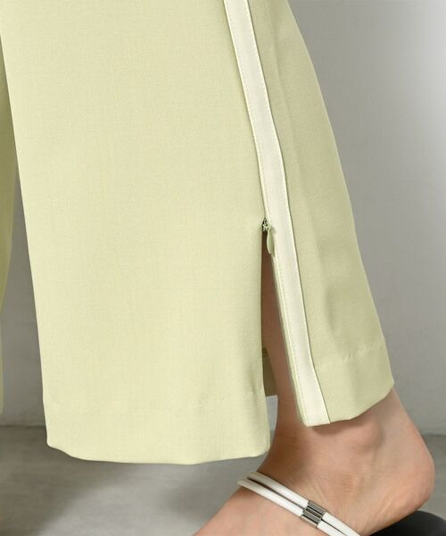 Dessin / デッサン パンツ | 【接触冷感・洗える】フレアラインパンツ(サイドファスナ―付き) | 詳細17