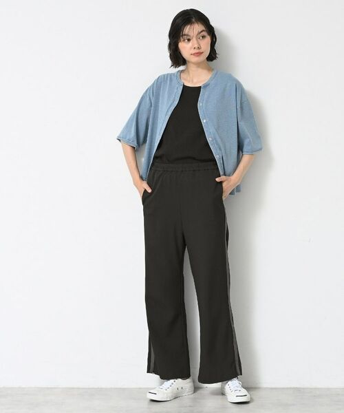 Dessin / デッサン パンツ | 【接触冷感・洗える】フレアラインパンツ(サイドファスナ―付き) | 詳細2