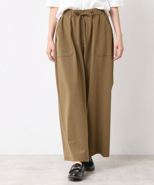 Dessin / デッサン パンツ | 【ウエストゴム・洗える】ストレッチワイドパンツ | 詳細10