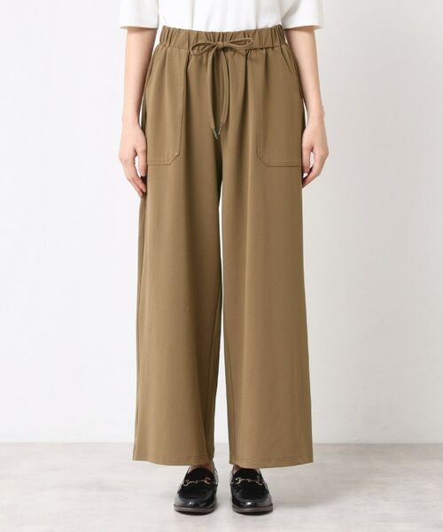 Dessin / デッサン パンツ | 【ウエストゴム・洗える】ストレッチワイドパンツ | 詳細13
