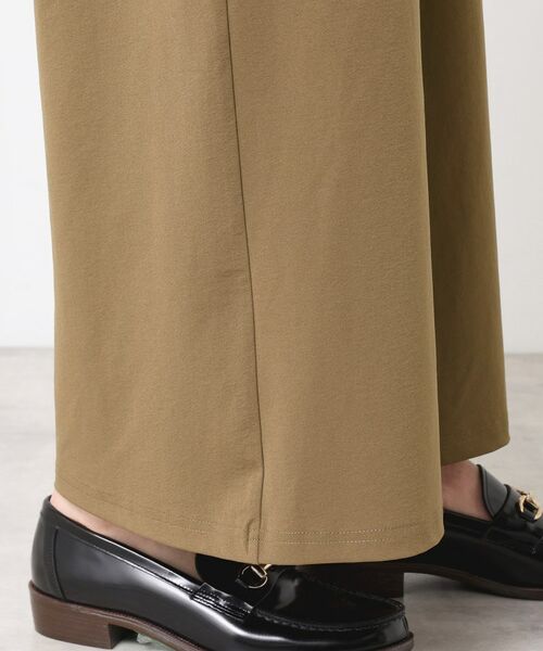 Dessin / デッサン パンツ | 【ウエストゴム・洗える】ストレッチワイドパンツ | 詳細18