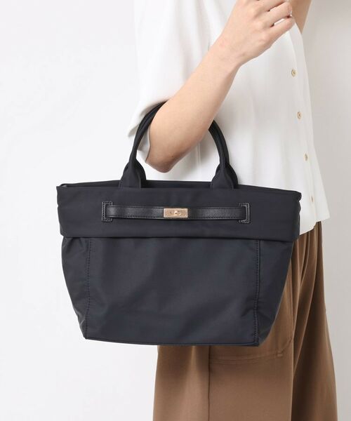 Dessin/デッサン 【A4収納可・2WAY】ベルトデザインナイロン2WAYトート ブラック(019) 00