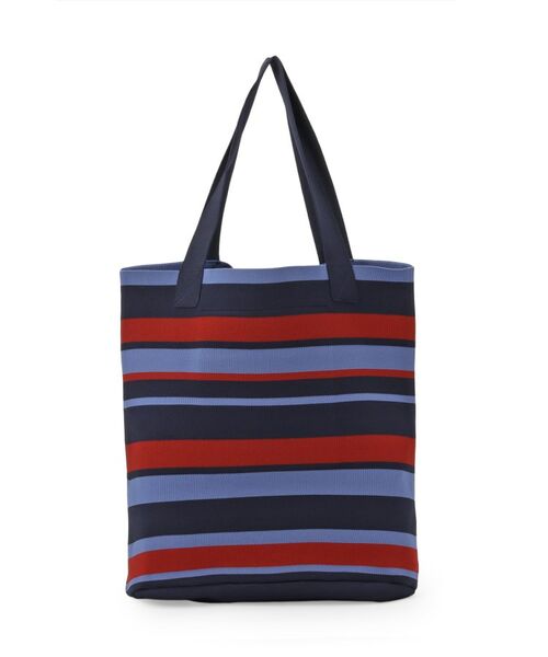 Dessin / デッサン トートバッグ | 【マシンウォッシャブル・A4収納可】ランダムボーダーニットBAG | 詳細11