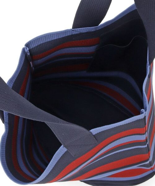 Dessin / デッサン トートバッグ | 【マシンウォッシャブル・A4収納可】ランダムボーダーニットBAG | 詳細13