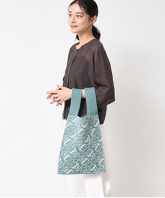 Dessin / デッサン トートバッグ | 【マシンウォッシャブル・A4収納可】Deddy ジャガードニットバッグ