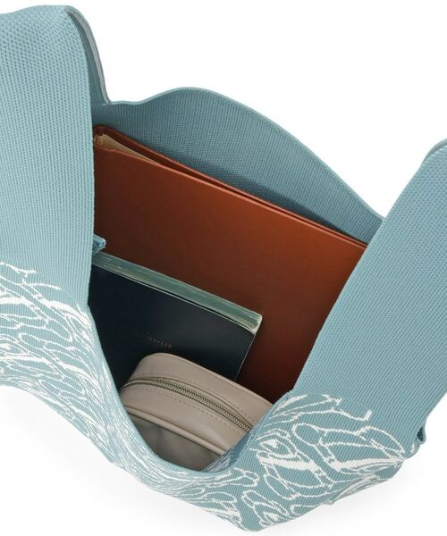 Dessin / デッサン トートバッグ | 【マシンウォッシャブル・A4収納可】Deddy ジャガードニットバッグ | 詳細20