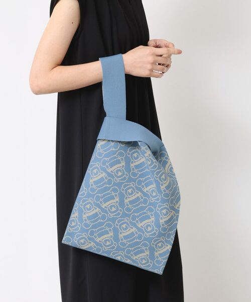 Dessin / デッサン トートバッグ | 【マシンウォッシャブル・A4収納可】Deddy ジャガードニットバッグ | 詳細3