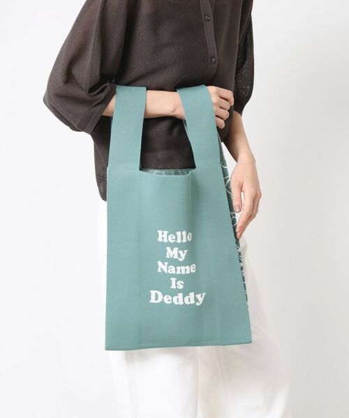 Dessin / デッサン トートバッグ | 【マシンウォッシャブル・A4収納可】Deddy ジャガードニットバッグ | 詳細7