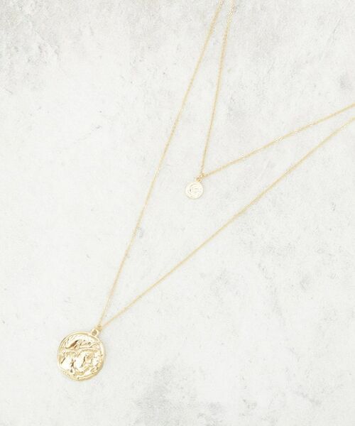Dessin / デッサン ネックレス・ペンダント・チョーカー | 【3way】コインモチーフ2連ネックレス | 詳細1