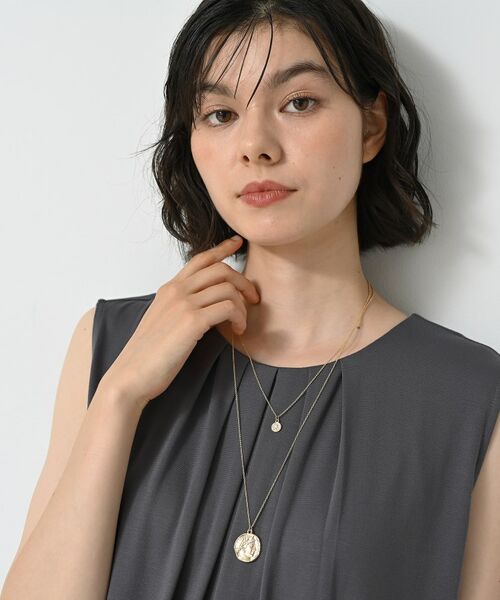 Dessin / デッサン ネックレス・ペンダント・チョーカー | 【3way】コインモチーフ2連ネックレス | 詳細4