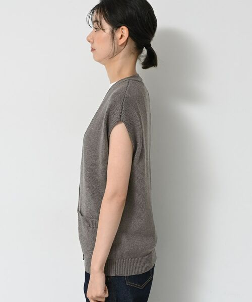 Dessin / デッサン ベスト | 【洗える】フレンチスリーブニットベスト | 詳細10