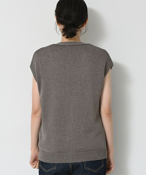 Dessin / デッサン ベスト | 【洗える】フレンチスリーブニットベスト | 詳細11
