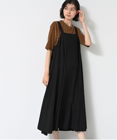 Dessin / デッサン ロング・マキシ丈ワンピース | 【洗える】ナイロンジャンパースカート