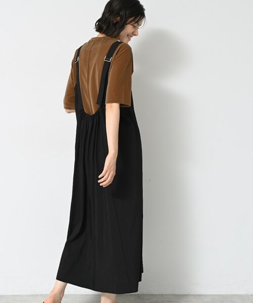 Dessin / デッサン ロング・マキシ丈ワンピース | 【洗える】ナイロンジャンパースカート | 詳細1