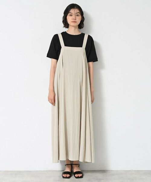 Dessin / デッサン ロング・マキシ丈ワンピース | 【洗える】ナイロンジャンパースカート | 詳細12