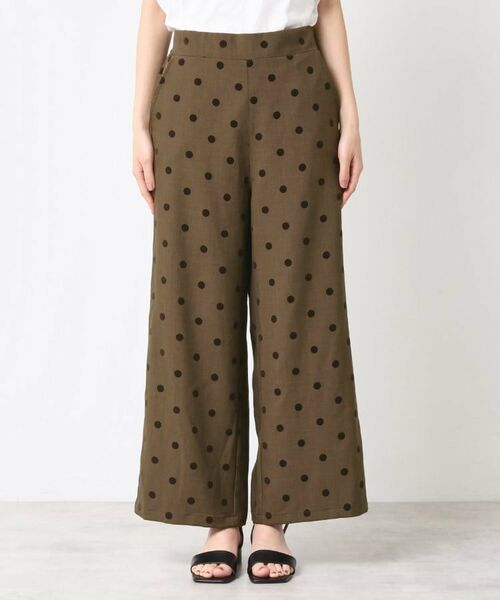 Dessin / デッサン パンツ | 【洗える】フロッキードットパンツ | 詳細11