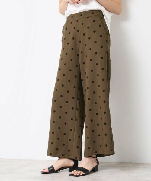Dessin / デッサン パンツ | 【洗える】フロッキードットパンツ | 詳細5