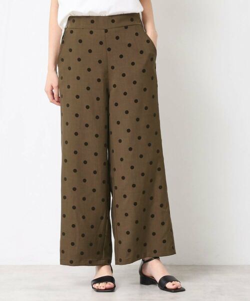 Dessin / デッサン パンツ | 【洗える】フロッキードットパンツ | 詳細6