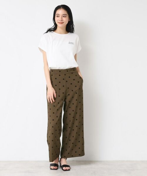 Dessin / デッサン パンツ | 【洗える】フロッキードットパンツ | 詳細8