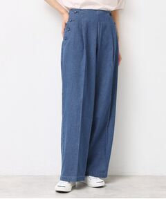 Dessin / デッサン パンツ | 【洗える】デニムワイドマリンパンツ