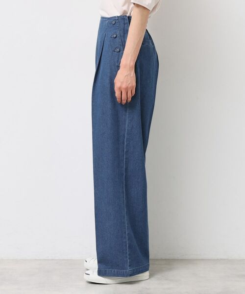 Dessin / デッサン パンツ | 【洗える】デニムワイドマリンパンツ | 詳細10