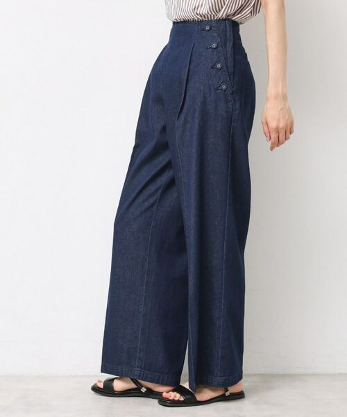 Dessin / デッサン パンツ | 【洗える】デニムワイドマリンパンツ | 詳細5