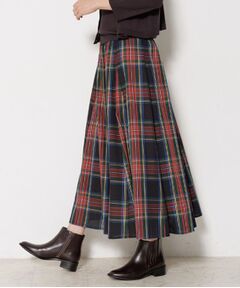 Dessin / デッサン ロング・マキシ丈スカート | 【ウエストゴム/洗える】映えチェック柄スカート（XS~L）