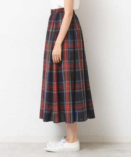 Dessin / デッサン ロング・マキシ丈スカート | 【ウエストゴム/洗える】映えチェック柄スカート（XS~L） | 詳細19