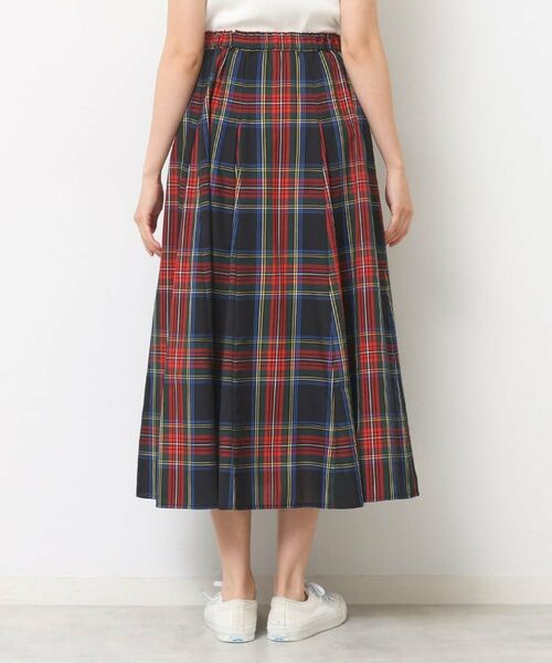 Dessin / デッサン ロング・マキシ丈スカート | 【ウエストゴム/洗える】映えチェック柄スカート（XS~L） | 詳細20