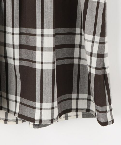 Dessin / デッサン カットソー | ガーゼチェックドッキングカットソー | 詳細6