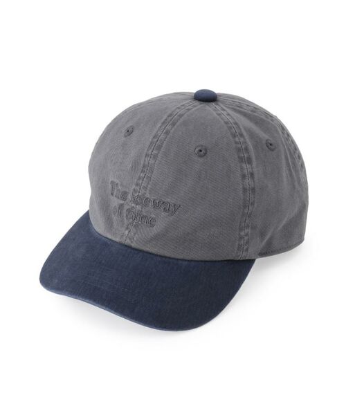 Dessin/デッサン 【ウォッシュ加工】ロゴ入りCAP グレー(512) 00 Dessin/デッサン 【ウォッシュ加工】ロゴ入りCAP グレー(512) 00