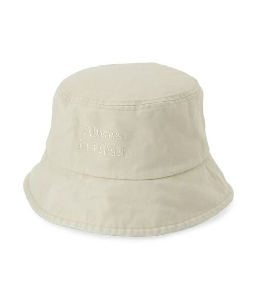 Dessin / デッサン ハット | 【ウォッシュ加工】ロゴ入りバケットハット | 詳細1