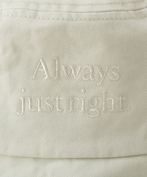 Dessin / デッサン ハット | 【ウォッシュ加工】ロゴ入りバケットハット | 詳細6