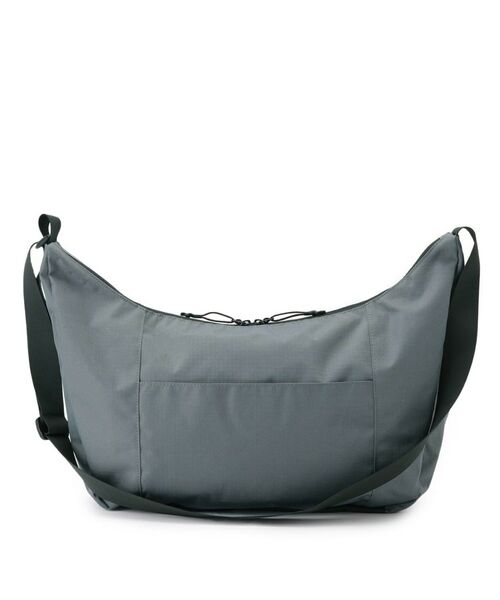 Dessin / デッサン ショルダーバッグ | 【ユニセックス/A4収納可/多ポケット】リップストップハーフムーンショルダーバッグ | 詳細11