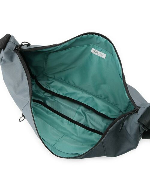 Dessin / デッサン ショルダーバッグ | 【ユニセックス/A4収納可/多ポケット】リップストップハーフムーンショルダーバッグ | 詳細13