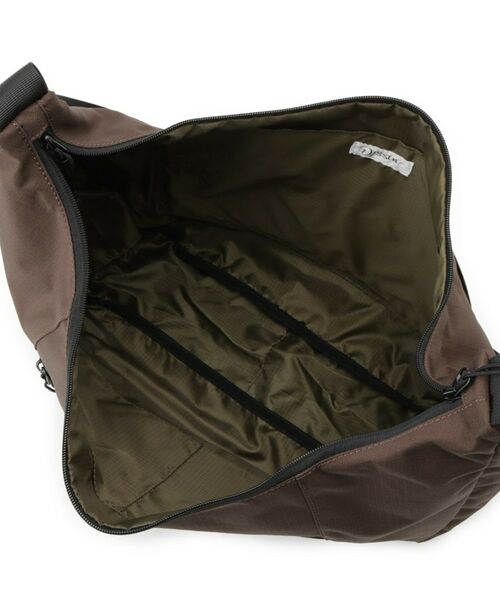 Dessin / デッサン ショルダーバッグ | 【ユニセックス/A4収納可/多ポケット】リップストップハーフムーンショルダーバッグ | 詳細15