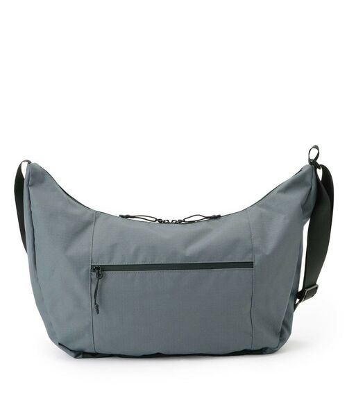 Dessin / デッサン ショルダーバッグ | 【ユニセックス/A4収納可/多ポケット】リップストップハーフムーンショルダーバッグ | 詳細9