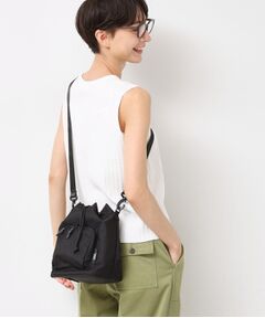 Dessin / デッサン ショルダーバッグ | 【ユニセックス】リップストップ素材巾着型バッグ