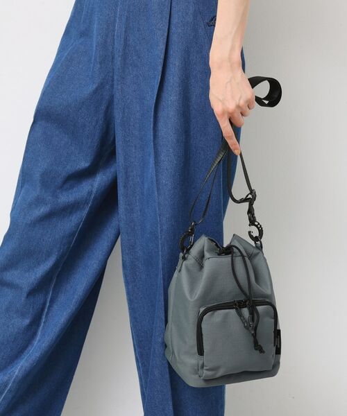 Dessin / デッサン ショルダーバッグ | 【ユニセックス】リップストップ素材巾着型バッグ | 詳細1