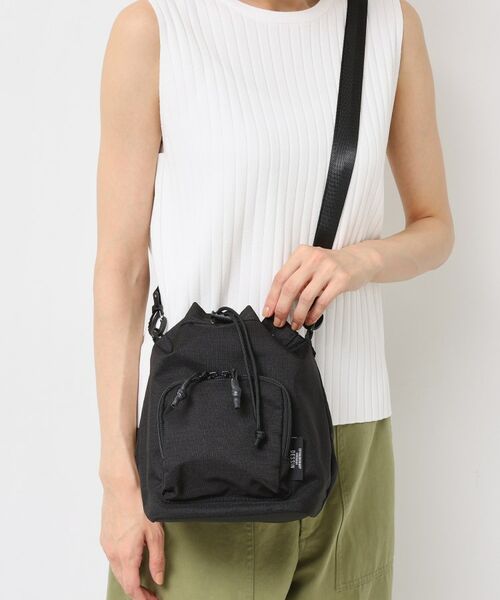 Dessin / デッサン ショルダーバッグ | 【ユニセックス】リップストップ素材巾着型バッグ | 詳細3