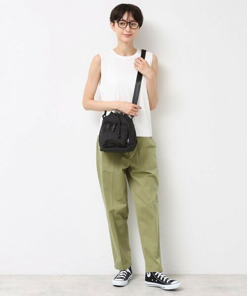 Dessin / デッサン ショルダーバッグ | 【ユニセックス】リップストップ素材巾着型バッグ | 詳細4