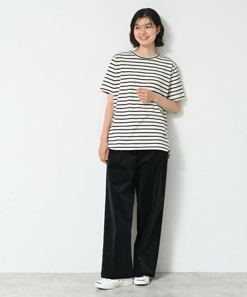 Dessin / デッサン カットソー | 【洗える】シャツテール半袖Tシャツ | 詳細10