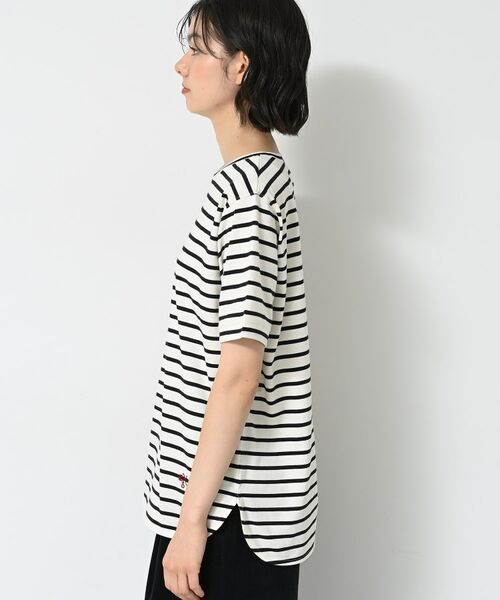 Dessin / デッサン カットソー | 【洗える】シャツテール半袖Tシャツ | 詳細13