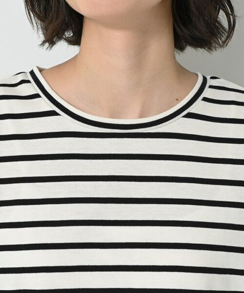 Dessin / デッサン カットソー | 【洗える】シャツテール半袖Tシャツ | 詳細15