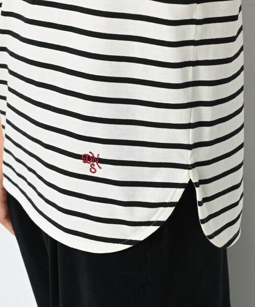 Dessin / デッサン カットソー | 【洗える】シャツテール半袖Tシャツ | 詳細17