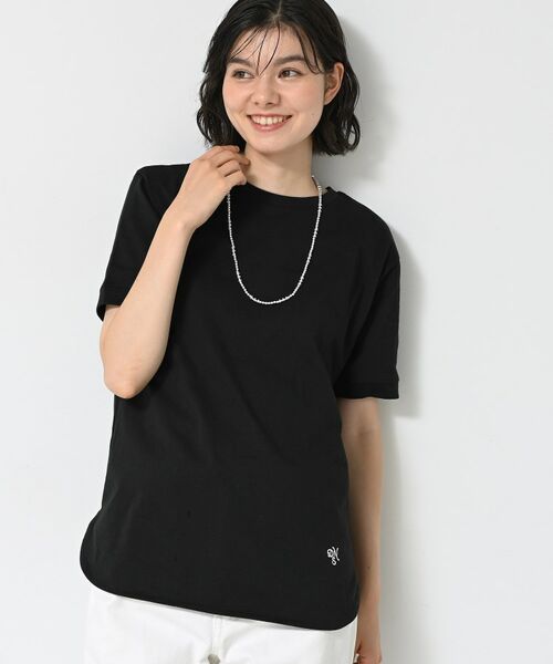 Dessin / デッサン カットソー | 【洗える】シャツテール半袖Tシャツ | 詳細5